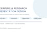 design professional scientific research and thesis presentation